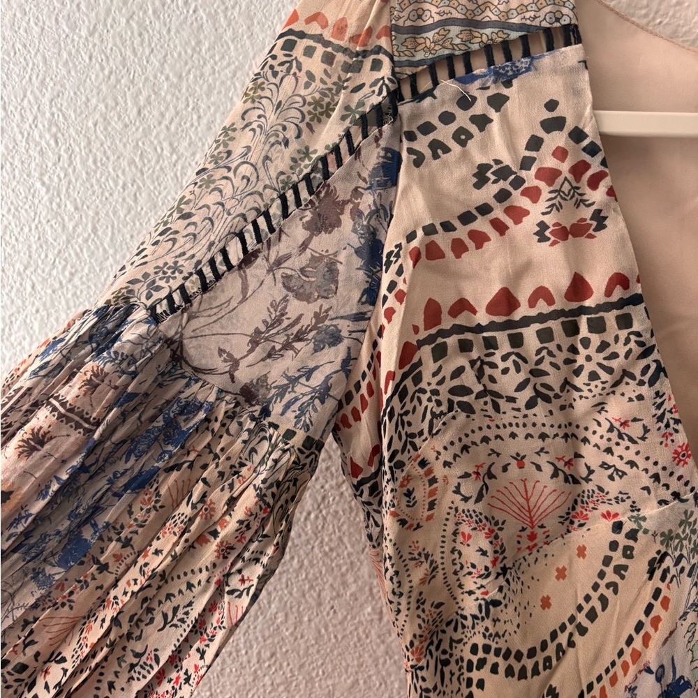 Free People Moroccan patchwork boho maxi dress - Picture 5 of 8